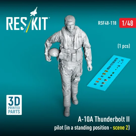 A-10A Thunderbolt II pilot (in a standing position - scene 2) (1 pc...