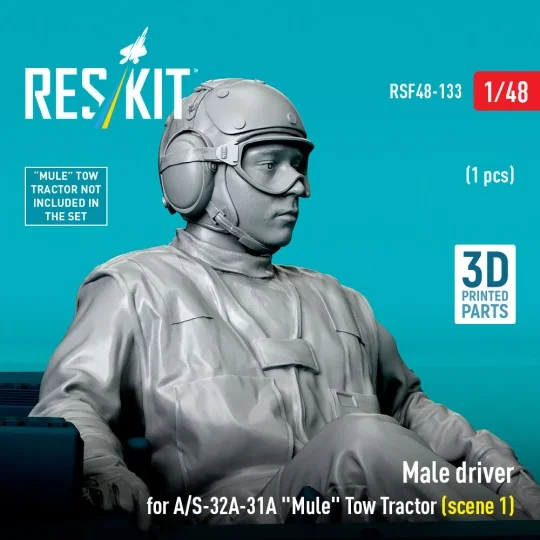 Male driver for A/S-32A-31A Mule Tow Tractor (scene 1) (1 pcs) (3D ...
