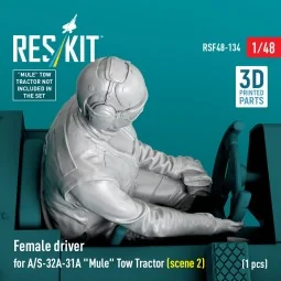 Female driver for A/S-32A-31A Mule Tow Tractor (scene 2) (1 pcs) (3... 2