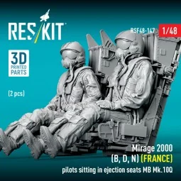 Mirage 2000 (B, D, N) (FRANCE) pilots sitting in ejection seats MB ... 2