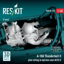 A-10A Thunderbolt II pilot sitting in ejection seat ACES II (1 pcs)... 2