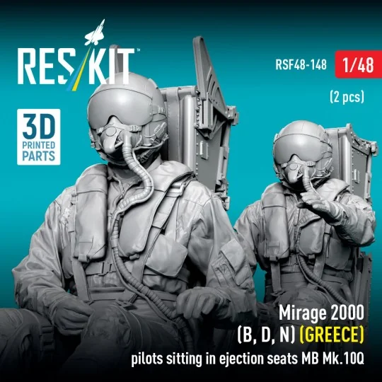 Mirage 2000 (B, D, N) (GREECE) pilots sitting in ejection seats MB ...