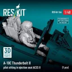 A-10C Thunderbolt II pilot sitting in ejection seat ACES II (1 pcs)... 2