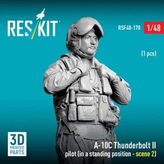 A-10C Thunderbolt II pilot (in a standing position - scene 2) (1 pc... A-10C Thunderbolt II pilot (in a standing position - scene 2) (1 pc...