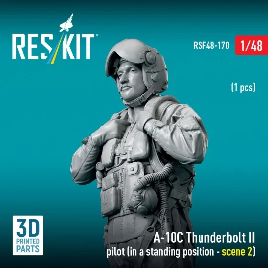 A-10C Thunderbolt II pilot (in a standing position - scene 2) (1 pc... A-10C Thunderbolt II pilot (in a standing position - scene 2) (1 pc...