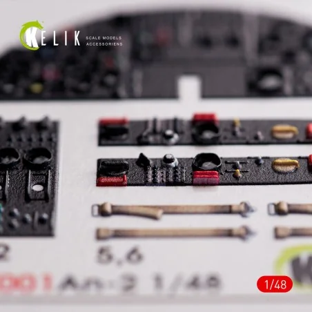 AN-2 Colt interior 3D decals for HobbyBoss kit, 1/48 - Kelik K48001