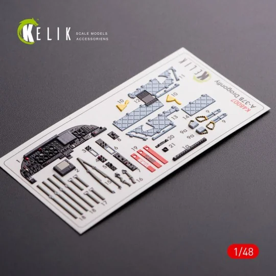 A-37B Dragonfly interior 3D decals for Trumpeter kit, 1/48 - Kelik ...