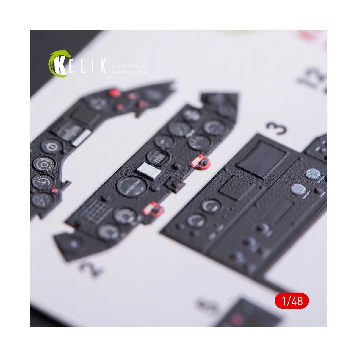 TBD-1A Devastator interior 3D decals for GWH kit, 1/48 - Kelik K48008