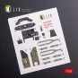 TBD-1A Devastator interior 3D decals for GWH kit, 1/48 - Kelik K48008