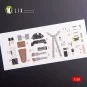 Bf-109E interior 3D decals for WingsyKits kit, 1/48 - Kelik K48009