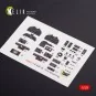 F-82 (F, G) Twin Mustang interior 3D decals for Modelsvit kit, 1/48...