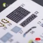 OV-10D+ Bronco interior 3D decals for ICM kit, 1/48 - Kelik K48011