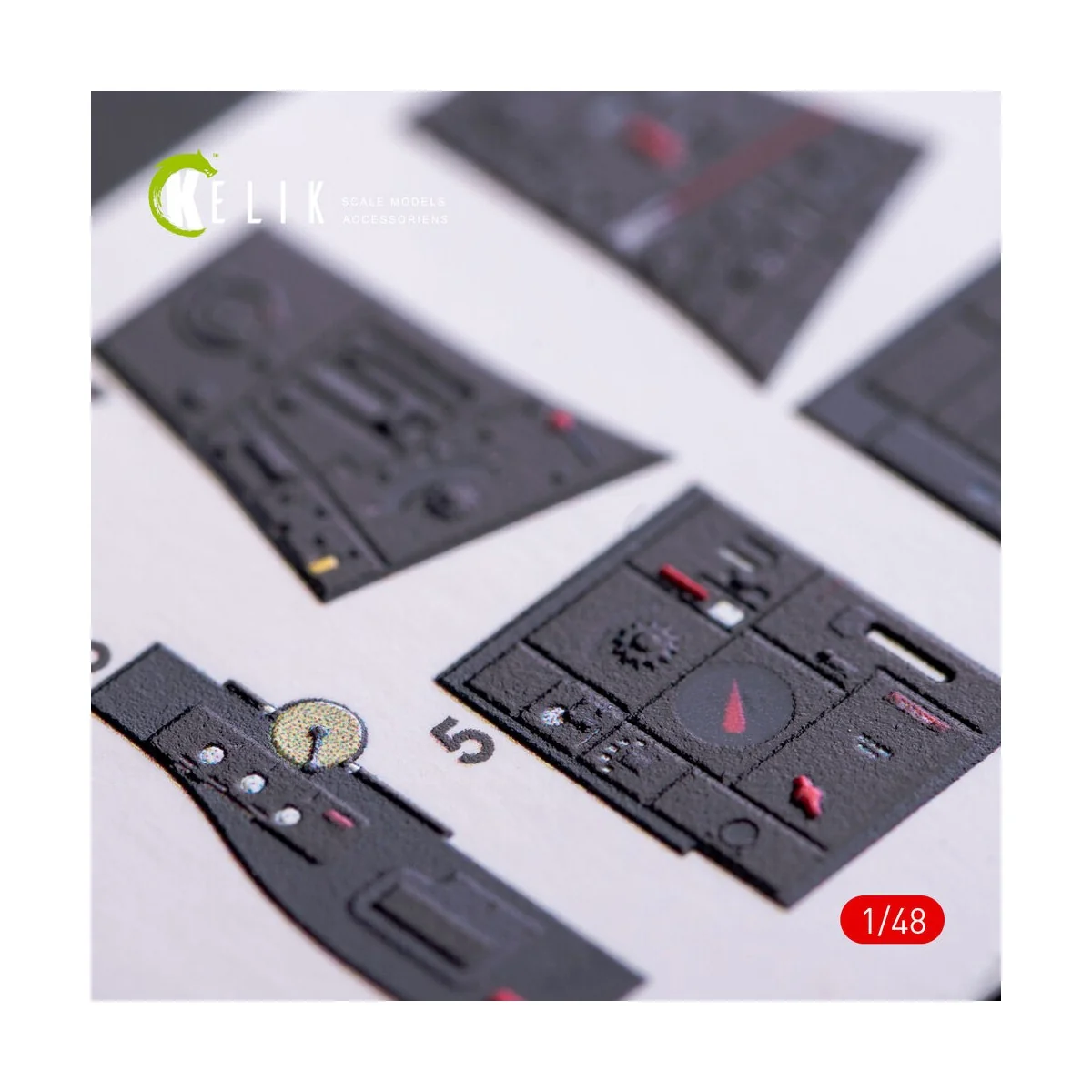 A-1J Skyraider interior 3D decals for Tamiya kit, 1/48 - Kelik K48012