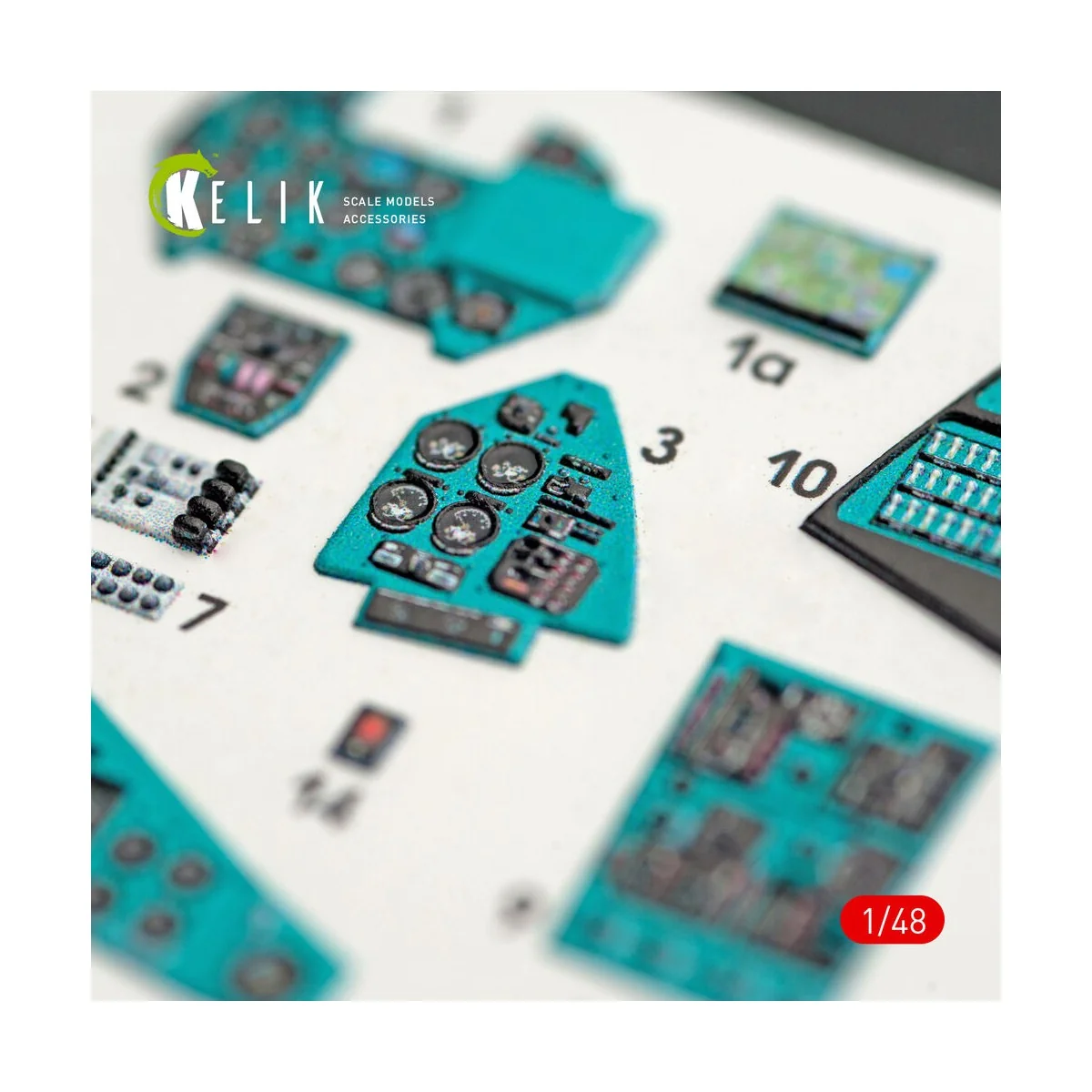 MI-24V interior 3D decals for Zvezda kit, 1/48 - Kelik K48023