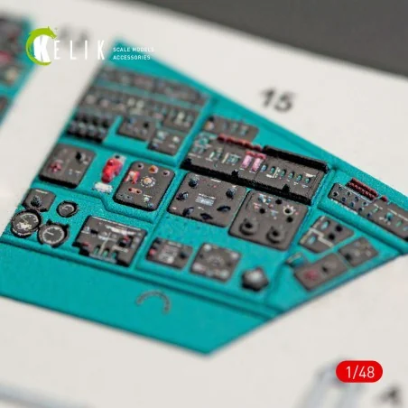 MI-24V interior 3D decals for Zvezda kit, 1/48 - Kelik K48023