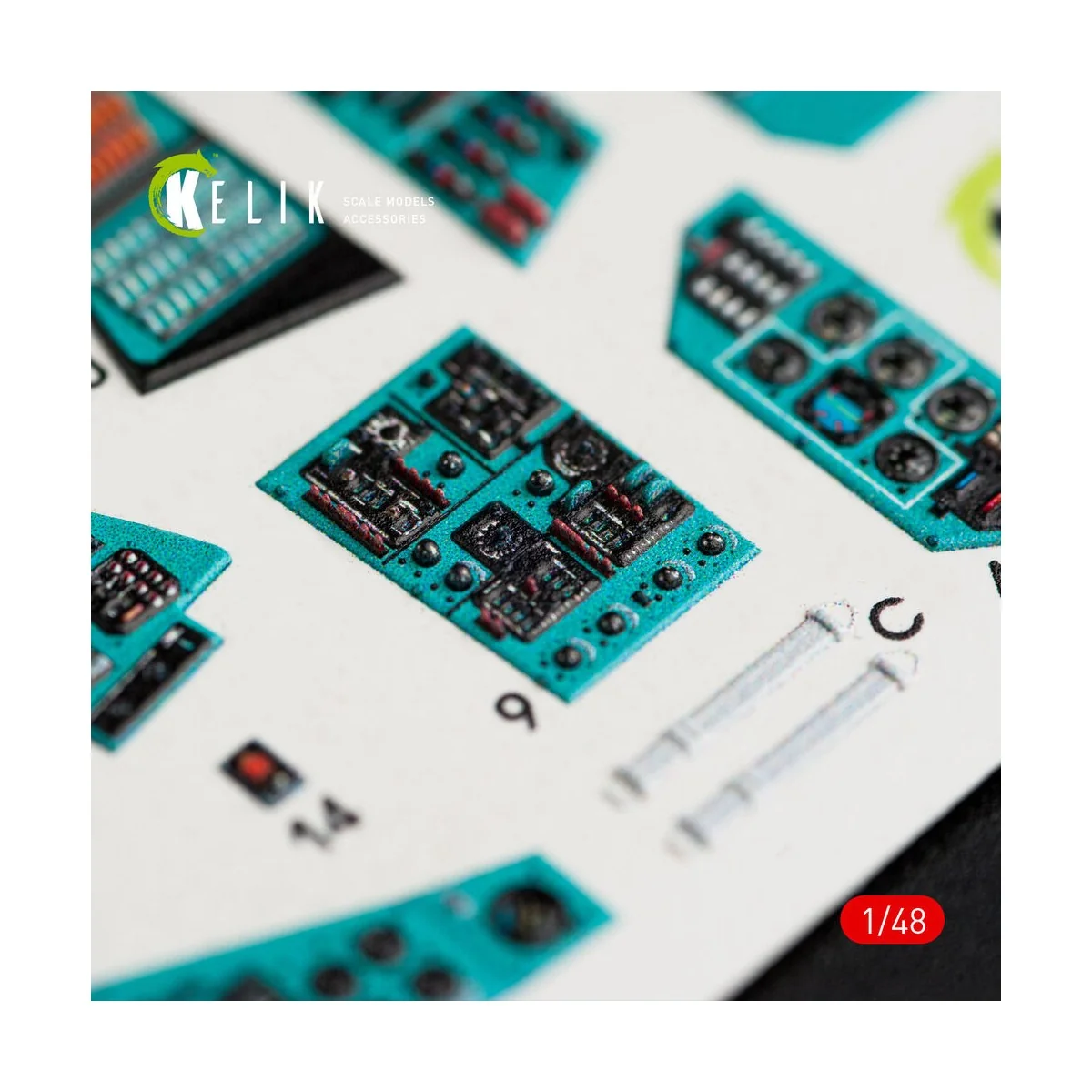 MI-24P interior 3D decals for Zvezda kit, 1/48 - Kelik K48024