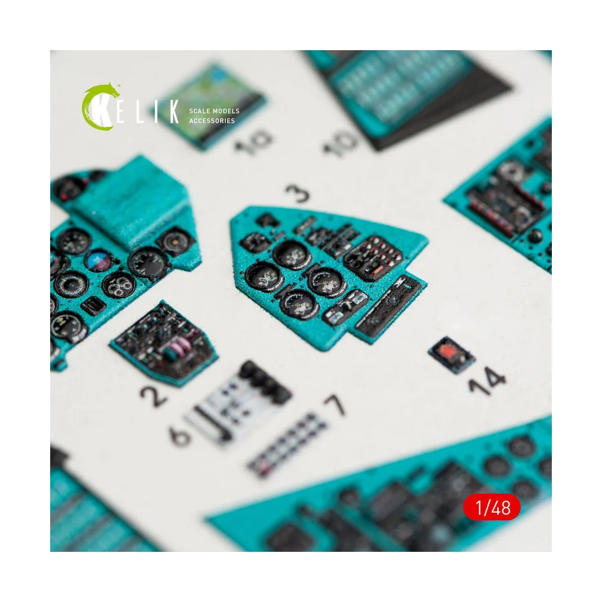 MI-24P interior 3D decals for Zvezda kit, 1/48 - Kelik K48024