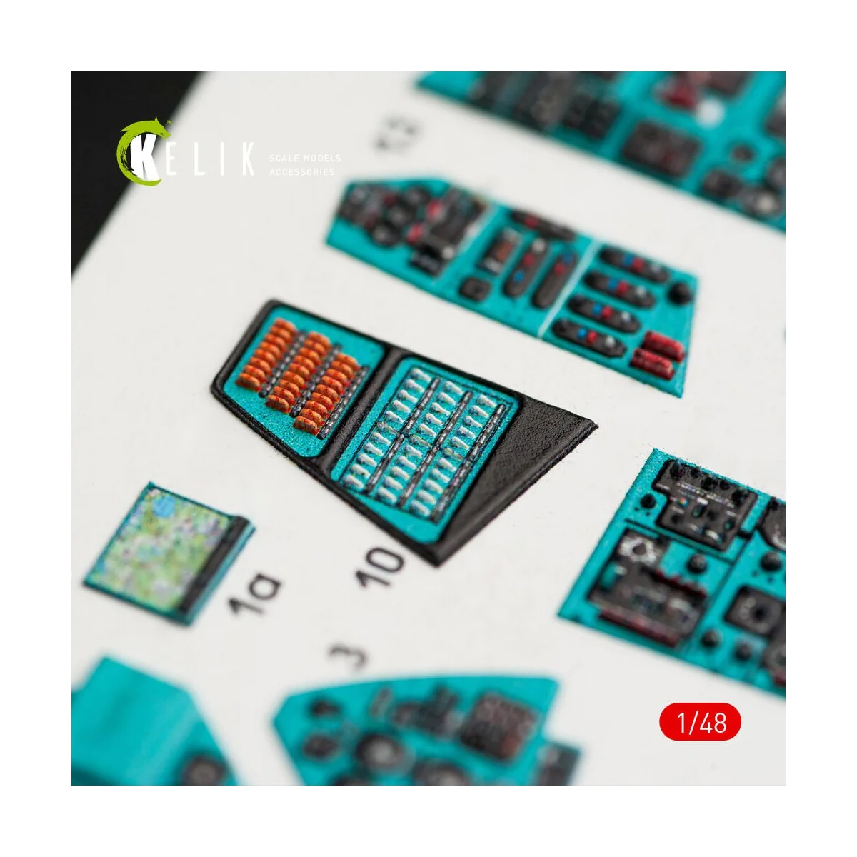 MI-24P interior 3D decals for Zvezda kit, 1/48 - Kelik K48024