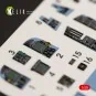 F/A-18A Hornet interior 3D decals for Kinetic kit, 1/48 - Kelik K48028