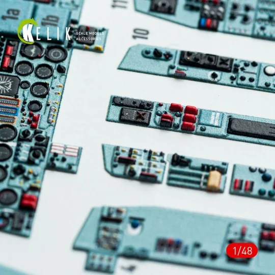 SU-24 interior 3D decals for Trumpeter kit, 1/48 - Kelik K48025