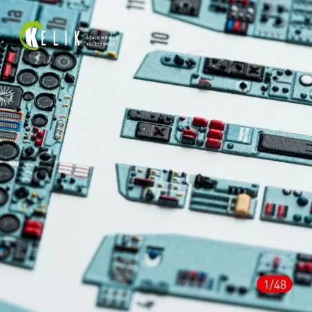 SU-24 interior 3D decals for Trumpeter kit, 1/48 - Kelik K48025