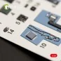 F/A-18A Hornet interior 3D decals for Kinetic kit, 1/48 - Kelik K48028