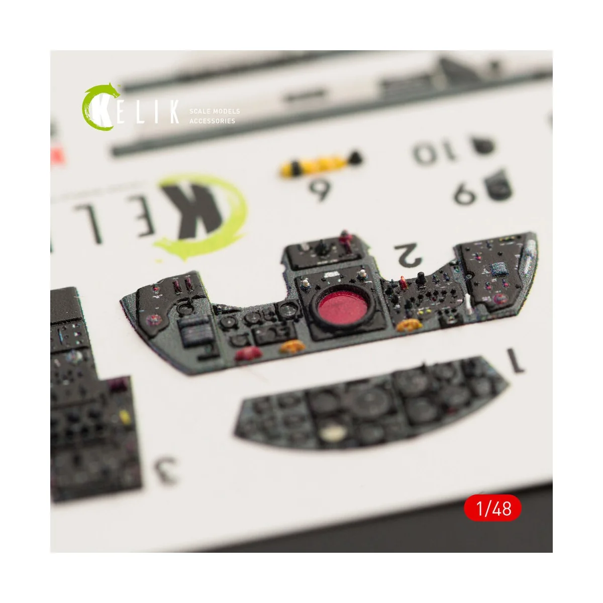 F-104G Starfighter early type interior 3D decals for Hasegawa kit, ...