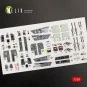 F/A-18B Hornet interior 3D decals for Kinetic kit, 1/48 - Kelik K48033