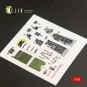F-16C Fighting Falcon interior 3D decals for Kinetic kit, 1/48 - Ke...