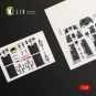 F-16I Sufa interior 3D decals for Kinetic kit, 1/48 - Kelik K48038
