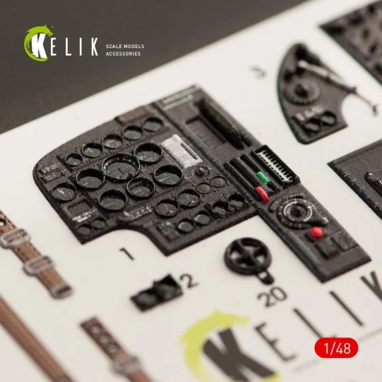 Bristol Beaufort Mk.1 type 1 interior 3D decals for ICM kit, 1/48 -...