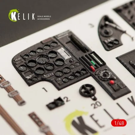 Bristol Beaufort Mk.1 type 1 interior 3D decals for ICM kit, 1/48 -...