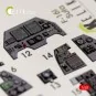 F-16I Sufa interior 3D decals for Kinetic kit, 1/48 - Kelik K48038