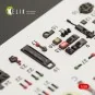 Bristol Beaufort Mk.1 type 1 interior 3D decals for ICM kit, 1/48 -...