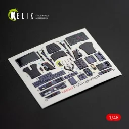 F-35A Lightning II interior 3D decals for Kitty Hawk / Zimimodel ki... 2