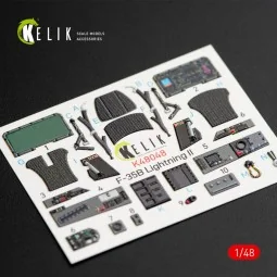 F-35B Lightning II interior 3D decals for Kitty Hawk / Zimimodel ki... 2
