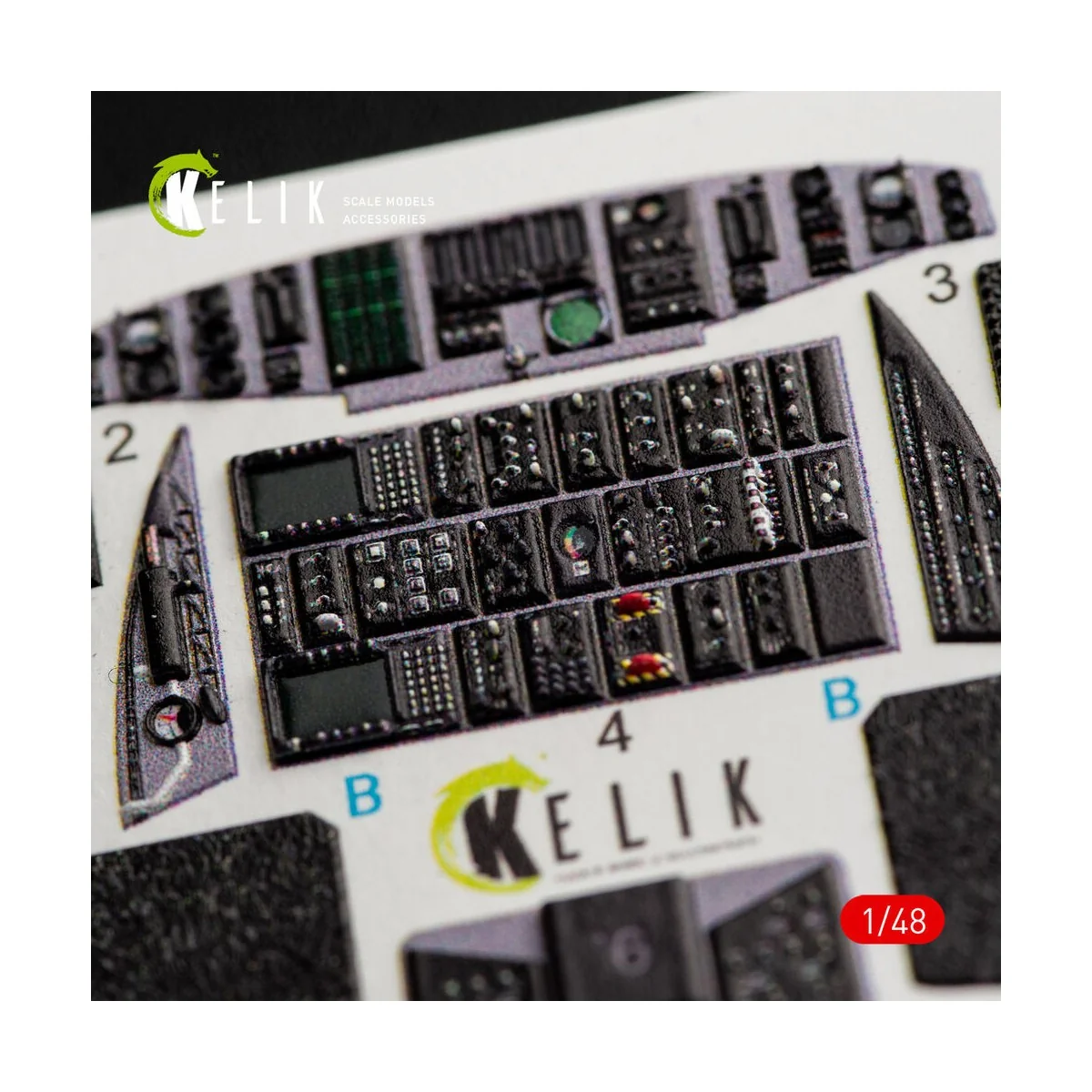 MH-60K Black Hawk interior 3D decals for Italeri kit 2666, 1/48 - K...