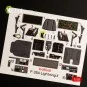 F-35A Lightning II interior 3D decals for Meng kit, 1/48 - Kelik K4...