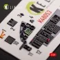 JASDF F-2A interior 3D decals for Hasegawa kit, 1/48 - Kelik K48053