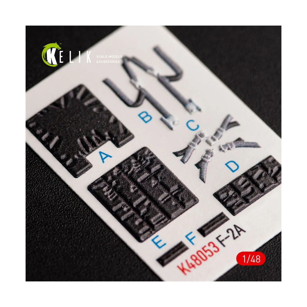 JASDF F-2A interior 3D decals for Hasegawa kit, 1/48 - Kelik K48053