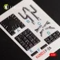 JASDF F-2A interior 3D decals for Hasegawa kit, 1/48 - Kelik K48053