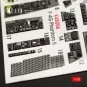 F-4G interior 3D decals for Meng kit, 1/48 - Kelik K48056