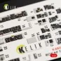 T-50 ROKAF interior 3D decals for Academy kit, 1/48 - Kelik K48057