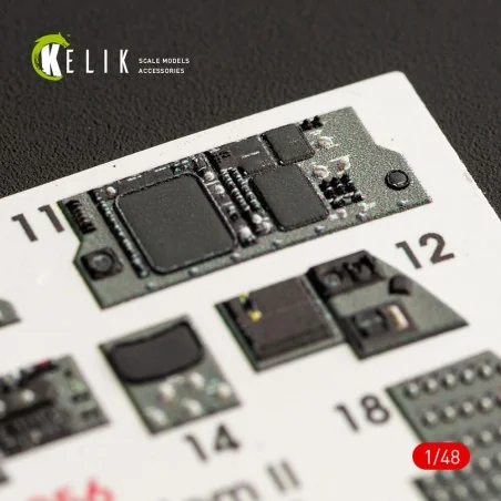 F-4G interior 3D decals for Meng kit, 1/48 - Kelik K48056