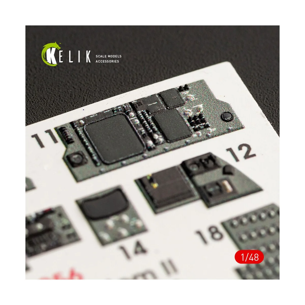 F-4G interior 3D decals for Meng kit, 1/48 - Kelik K48056