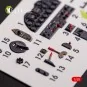 P-51H Mustang interior 3D decals for Modelsvit kit, 1/48 - Kelik K4...