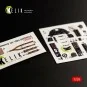 F4U-1A Corsair interior 3D decals for Tamiya kit, 1/48 - Kelik K48061