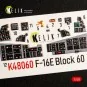 F-16E Desert Vipers Block 60 interior 3D decals for Kinetic kit, 1/...