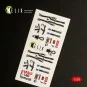 F-14D Tomcat interior 3D decals for Tamiya kit, 1/48 - Kelik K48063