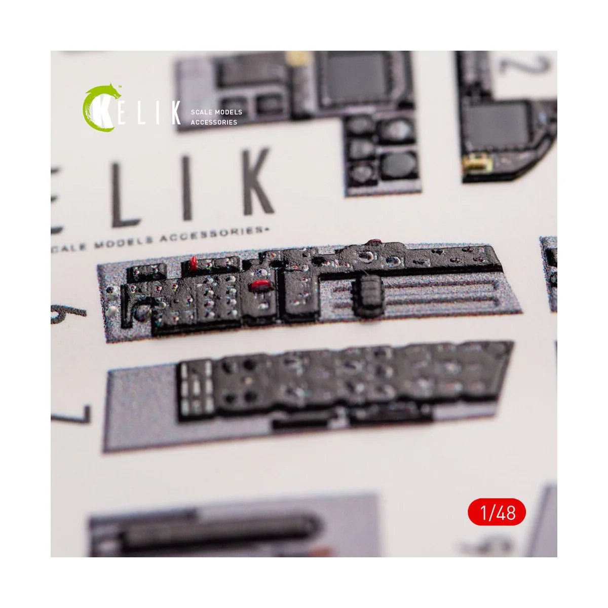 F-18C Hornet interior 3D decals for Hasegawa kit, 1/48 - Kelik K48065